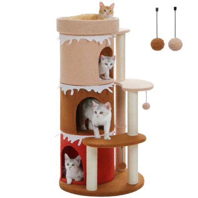 Arbre-à-chat-design-Majestic-Meow-Tower-Marron