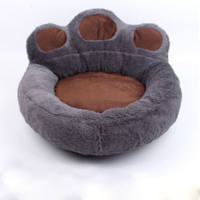 Niche-pour-chat-PeluchOurs-Gris