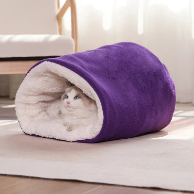 Chat-panier-DouilletDôme-Violet