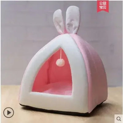 Niche-pour-chat-BunnyEars Haven-Rose