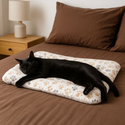 coussin pour chat duvetdoux blanc