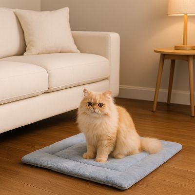 coussin pour chat duvetdoux gris