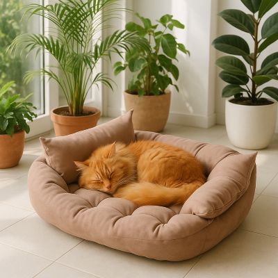 lit pour chat matelastar kaki