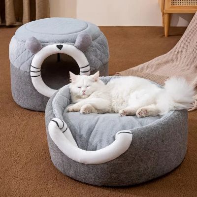 maison chat cabriolet en mode ouvert