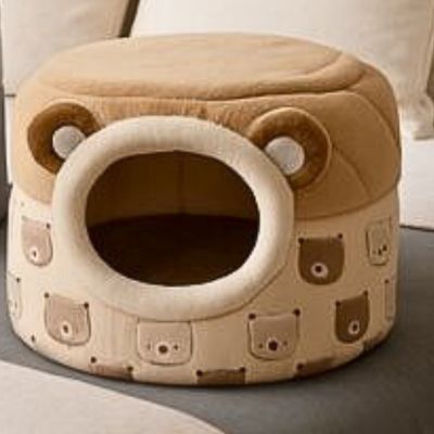maison chat cabriolet version ourson cafe