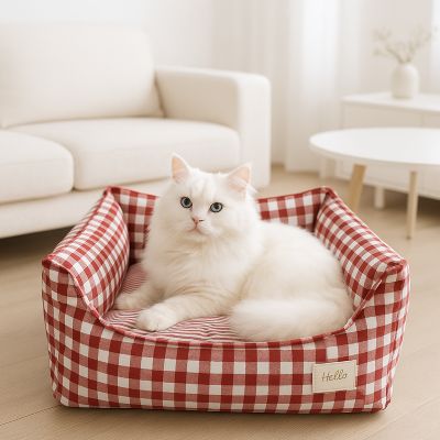 panier chat Hellocat rouge