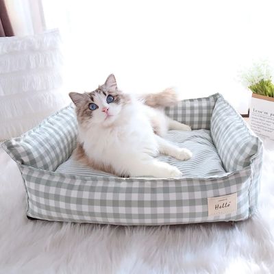 panier chat Hellocat vert