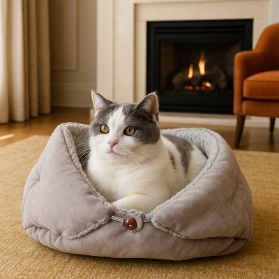panier chat multinid gris