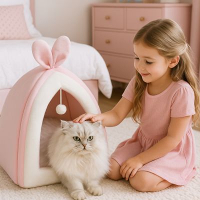 panier chat zanimo avec fille
