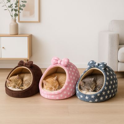 panier pour chat papillon les trois couleurs