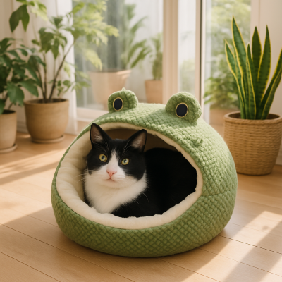 panier pour chat rainette format bouche ouverte
