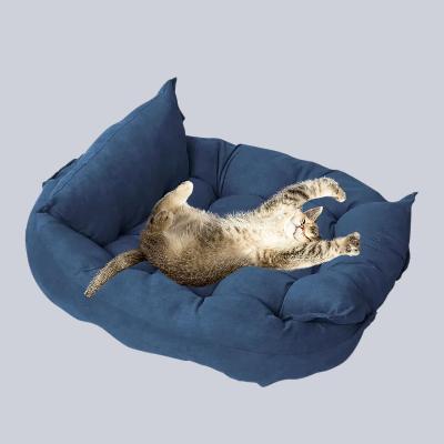 Coussin Chat | CoussinMultiMiaou™ - BLEU