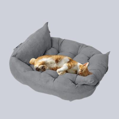 Coussin Chat | CoussinMultiMiaou™ - Gris