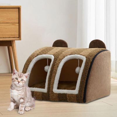 Maison-pour-chat-PlushPaw-Rembourre