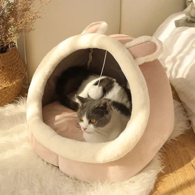 Panier-pour-chat-GrotteDoux-Confortable