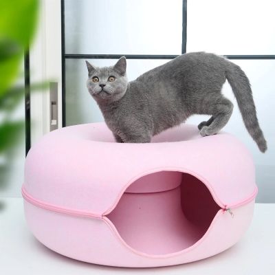 maison chat ecrin couleur rose