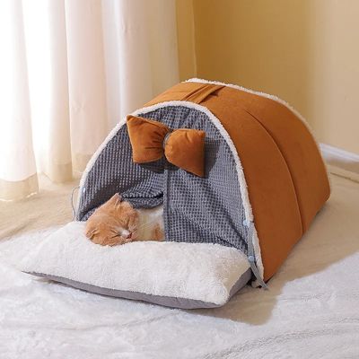 maison pour chat orientale couleur cafe