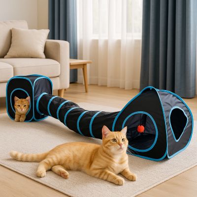 niche exterieur pour chat zigzag dans un salon