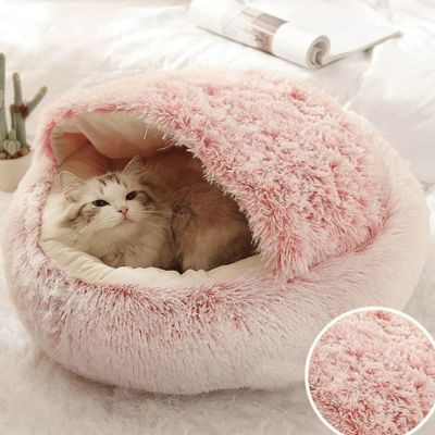 niche pour chat calinpolaire rose