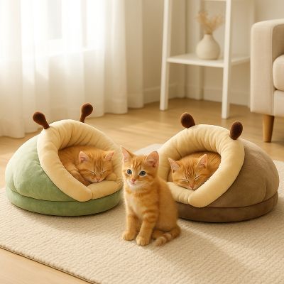 niche pour chat chausson les deux modeles