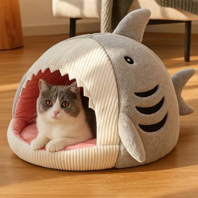 niche pour chat marina couleur gris